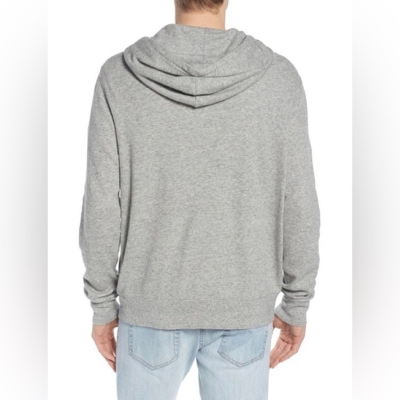 J. Crew Vintage Thermal Henley Hoodie in Grey - 100% Cotton - Picture 5 of 10